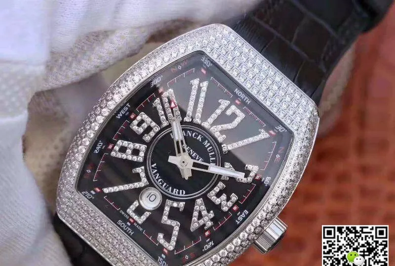 Franck Muller Vanguard V45.SC.DT.D.NBR.CD.5N.NR 1:1 Best Edition Replica Watch Swiss ETA2824-2